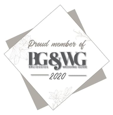 Proud member of Bruidsgids & Wedding Guide 2020