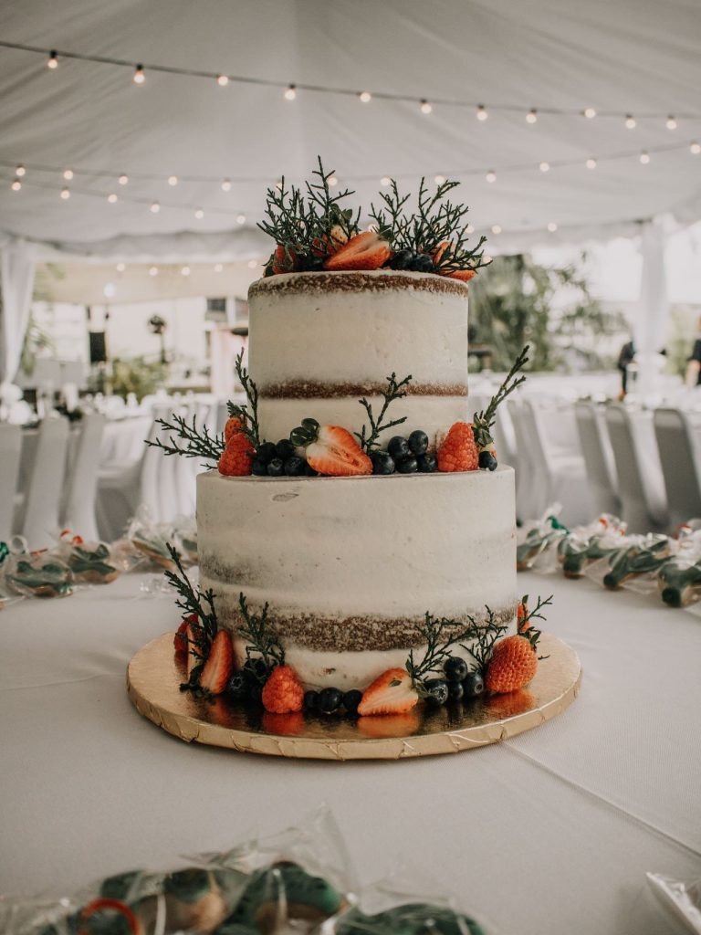 Forest Theme Wedding Cake