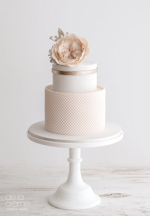 2 Tier Traditional Wedding Cake